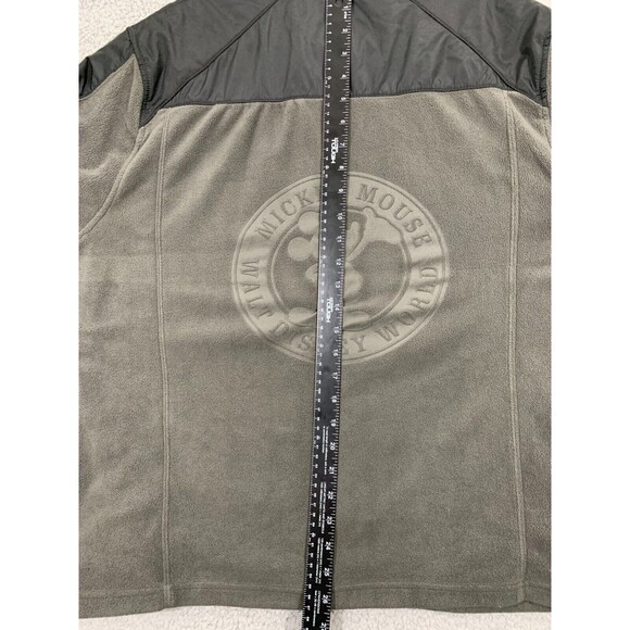 Walt Disney World 1972 Mickey Mouse 1/4 Quarter Zip Fleece Debossed Pullover - Picture 13 of 14